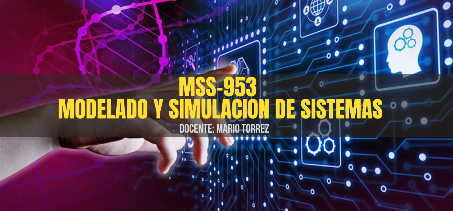 MSS-953 MODELADO Y SIMULACION DE SISTEMAS (C) 